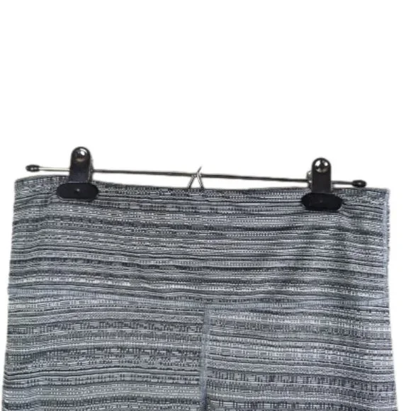 Athleta 7/8 Leggings Striped With Pockets Black and Gray Size M - Picture 4 of 10